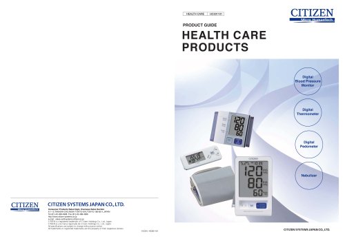 Citizen Healthcare products - EN