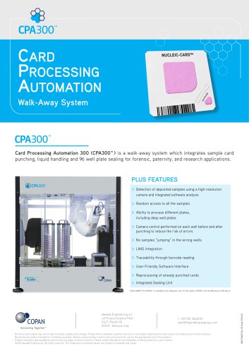 Card Processing Automation 300™ (CPA300™)