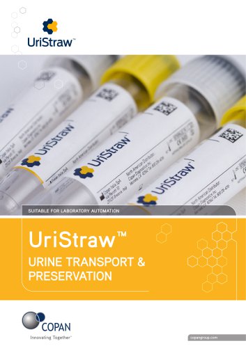 UriStraw™ URINE TRANSPORT & PRESERVATION