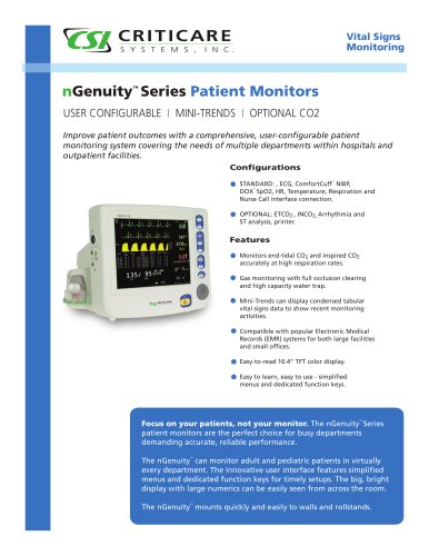 Multi-parameter monitor 8100E1 NGenuity - EN