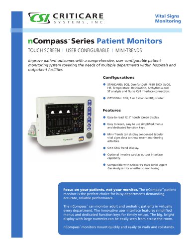 Multi-parameter monitor 8100H NCompass - EN