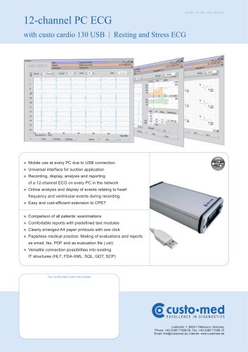 custo cardio 130 12-channel PC ECG