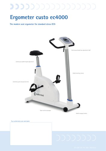 Ergometer custo ec4000