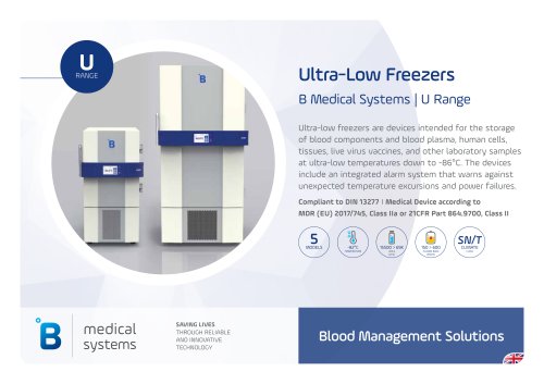 Ultra-Low Temperature Freezer