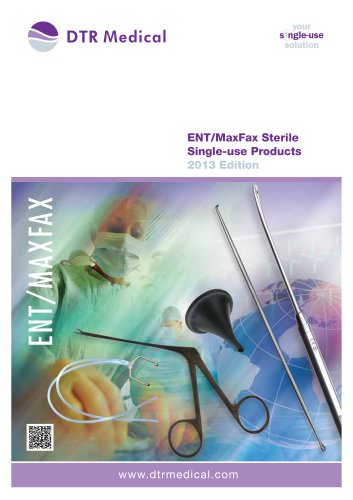 ENT/MaxFax Sterile Single-use P r oducts