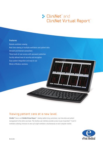 CliniNet Virtual Report Viewing System: Product Datasheet