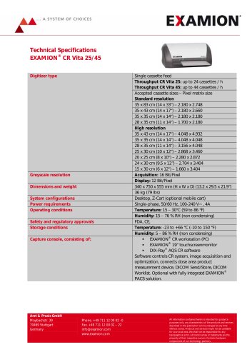 EXAMION CR Vita 25 / 45