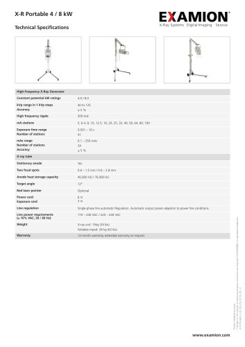 X-R Portable 4 / 8 kW