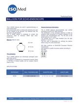 Echo endoscopy balloons