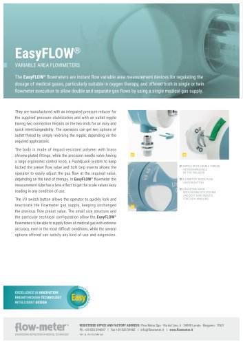 EasyFLOW® - variable area flowmeters