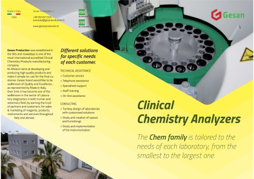 CHEM FAMILY ANALYSERS