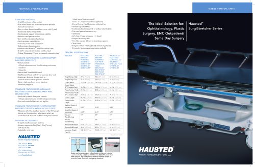 Surgi-Stretcher Series