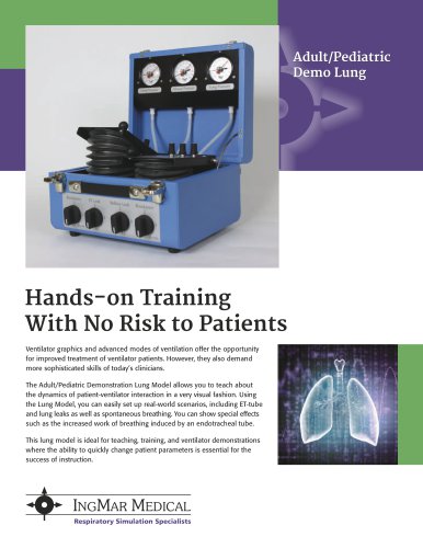 Adult/Pediatric Demonstration Lung