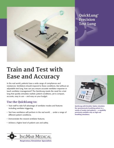 QuickLung Precision Test Lung