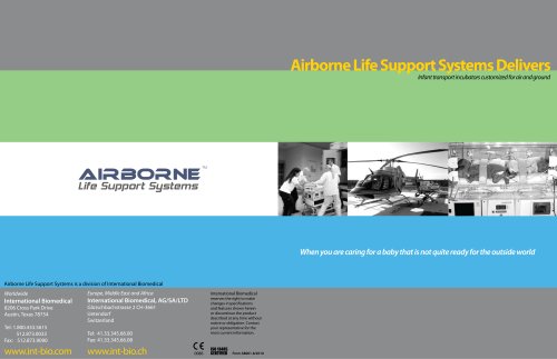 Airborne Life Support Systems delivers