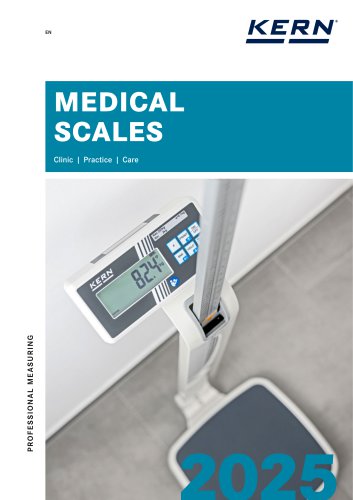 KERN & SOHN Medical scales 2025