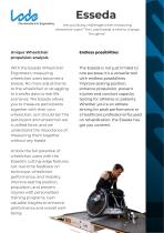 Esseda wheelchair ergometer