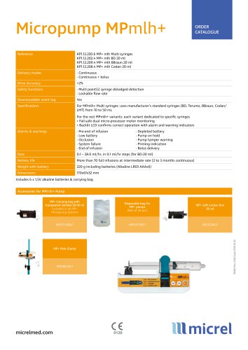 Micropump MPmlh+ Technical Sheet_ EN