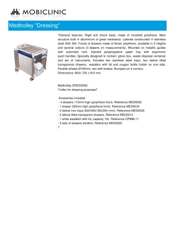 Medtrolley "Dressing"