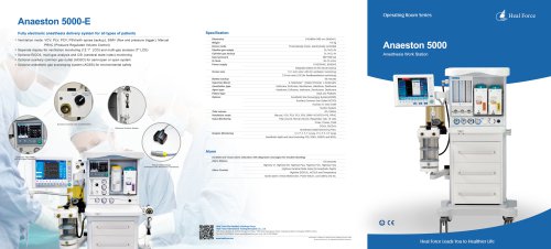 Anaeston 5000 Anesthesia Machine Brochure