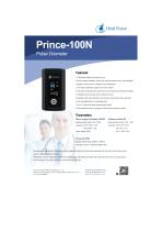 Heal Force Fingertip Pulse Oximeter With Alarm Prince-100N