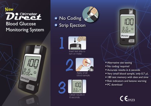 OKmeter Direct Blood Glucose Monitoring System