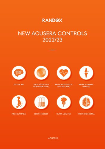 Acusera New Controls