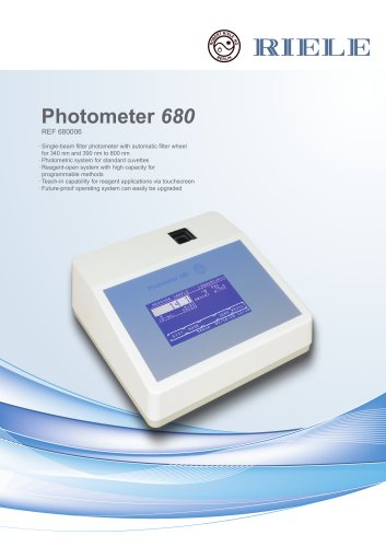 Photometer 680 FILTER WHEEL