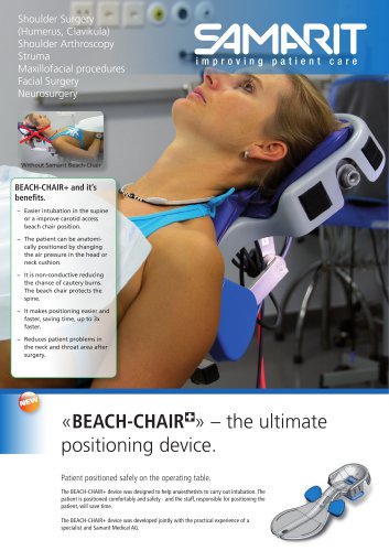 Beach-Chair positioning device