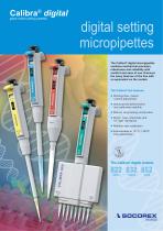 Digital adjustment micropipettes