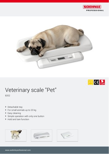 8352 Veterinary scale "Pet"