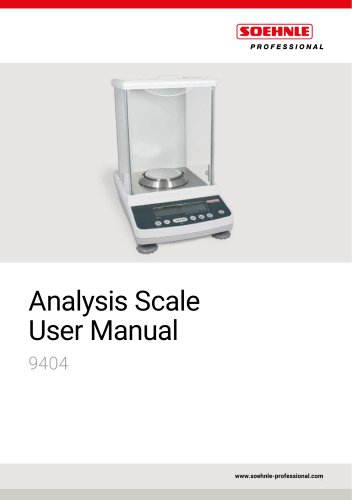 Analytical scale Conformity assigned