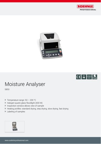 Moisture Analyser