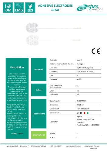 ADHESIVE ELECTRODES DENIL
