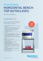 Systec DE-Series autoclaves