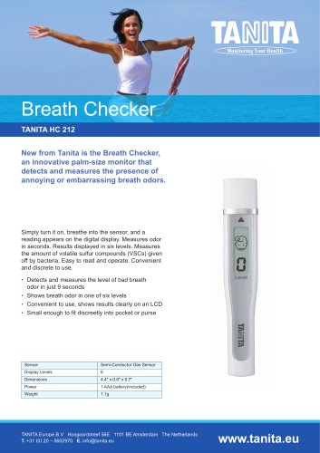 HC-212 BREATH CHECKER