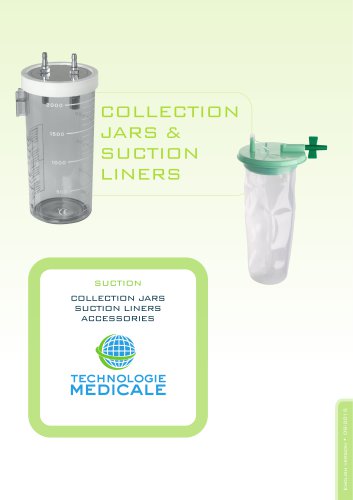 Catalogue - Collection jars & Suction liners TM