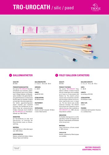 TRO-UROCATH-SILIC-PAED