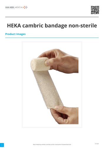 HEKA cambric bandage non-sterile