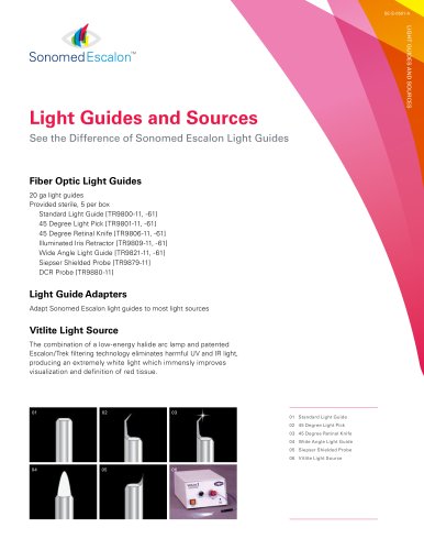 Light Guides and Sources Brochure