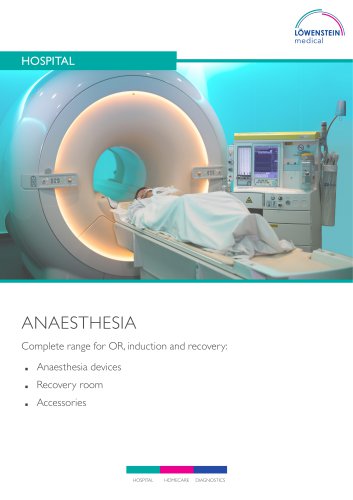 Brochure anaesthesia