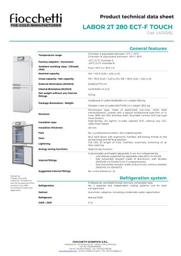 LABOR 2T 280 ECT-F TOUCH