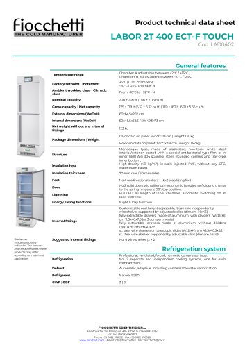 LABOR 2T 400 ECT-F TOUCH