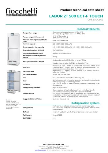 LABOR 2T 500 ECT-F TOUCH