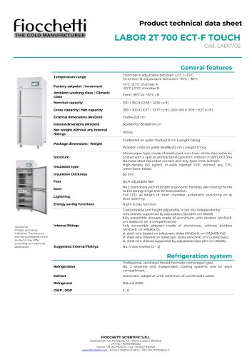 LABOR 2T 700 ECT-F TOUCH