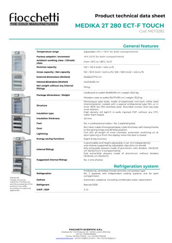 MEDIKA 2T 280 ECT-F TOUCH