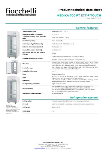 MEDIKA 700 PT ECT-F TOUCH