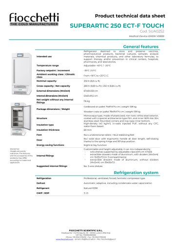 SUPERARTIC 250 ECT-F TOUCH