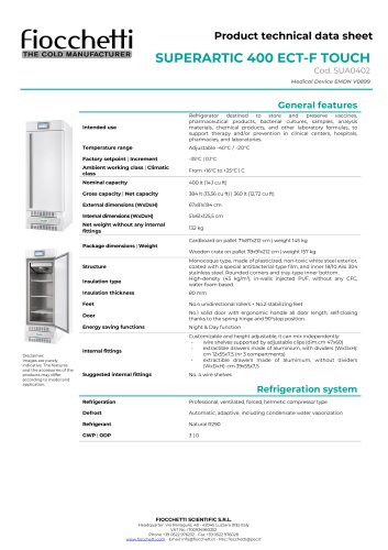 SUPERARTIC 400 ECT-F TOUCH