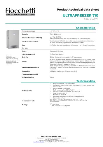 ULTRAFREEZER 710